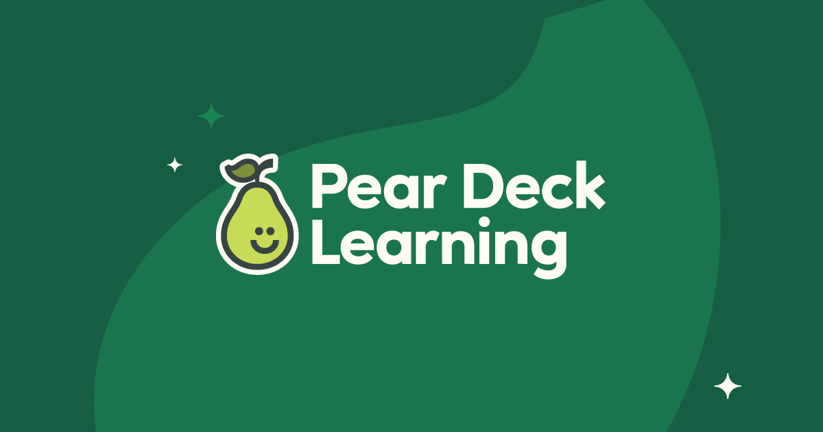 Pear Deck Learning Logo Green Background